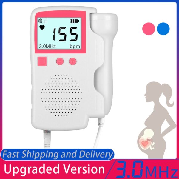 Monitor de Batimentos Cardíacos para Bebês - Doppler Fetal